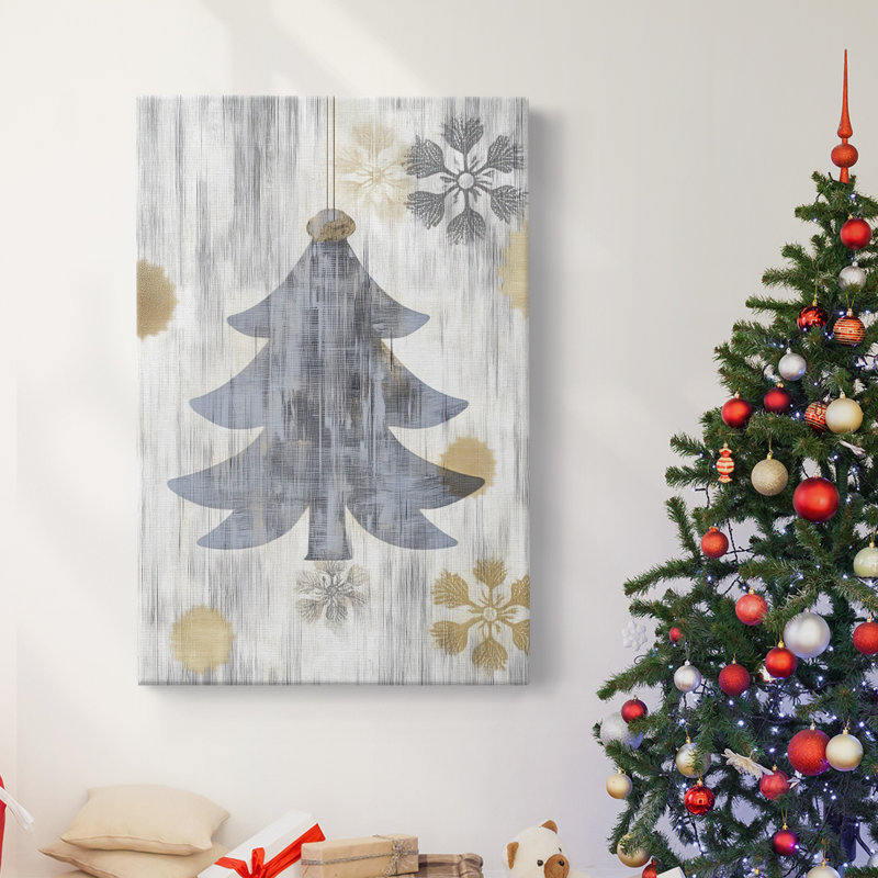 Art des Fêtes de Noël - Toile tendue avec châssis CCVVII, H 36 po x l 24 po