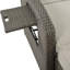 Chaise longue double inclinable avec coussins 70,8 po Bernardin-927785147-893520740