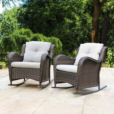Wicker Rocking Outdoor Chair