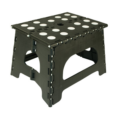 Linda 1 - Step Plastic Lightweight Folding Step Stool