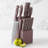 Basic Essentials 12-Piece Stainless Steel Kitchen Knife Set With Wood Block-109872892