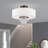 Claudelle Fabric Semi Flush Mount-1326852753