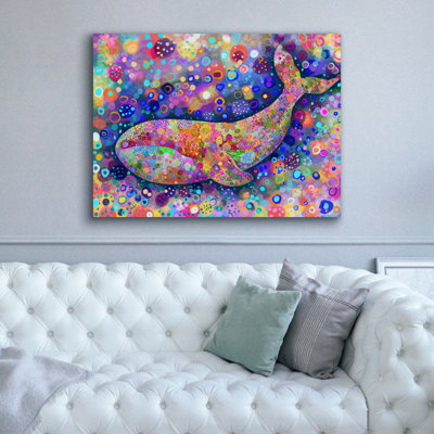 " Epic Graffiti 'Fondo Ballena2 By Noemi Ibarz, Canvas Wall Art " by Noemi Ibarz