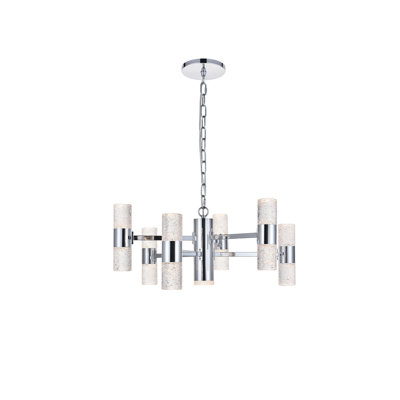 Goodwater 13 - Light Dimmable LED Sputnik Modern Linear Chandelier