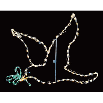 Écran DEL Dove Bird - blanc chaud (37 po)