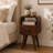 Extra Mini Oakish Curve Open Slot Bedside-2103458163