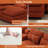 5 Piece U Shape Sectional Sofa Cloud Couch Double Chaise Sectional Couch with Console-685234340