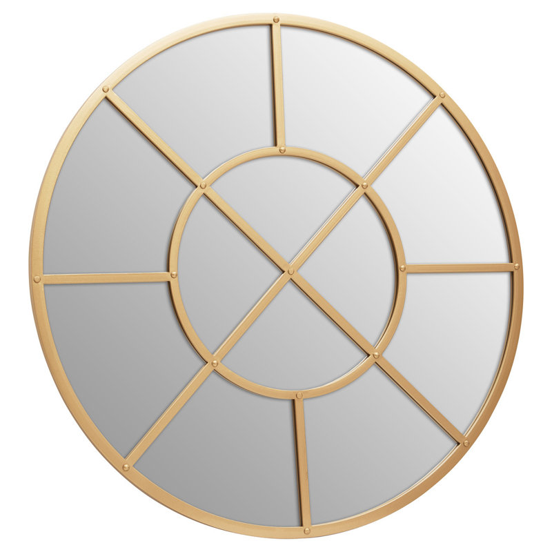 Anacari Metal Flat Wall Mirror