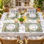 Ensemble de table rectangulaire à motif floral en coton 100 %-968809131