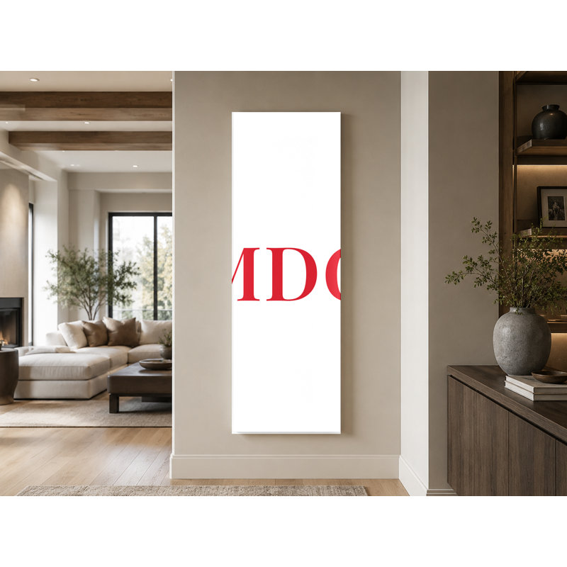 Drapeau du monde de Madagascar, monogramme de luxe en diamants — Vert, blanc et rouge — Grande toile murale
