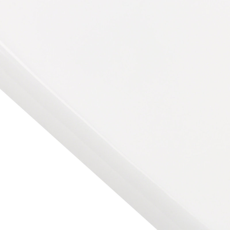 Manchester 3x12 Glossy Ceramic Bullnose, Bianco White