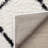 Simple Shag White Black Trellis Indoor Area Rug-41557121