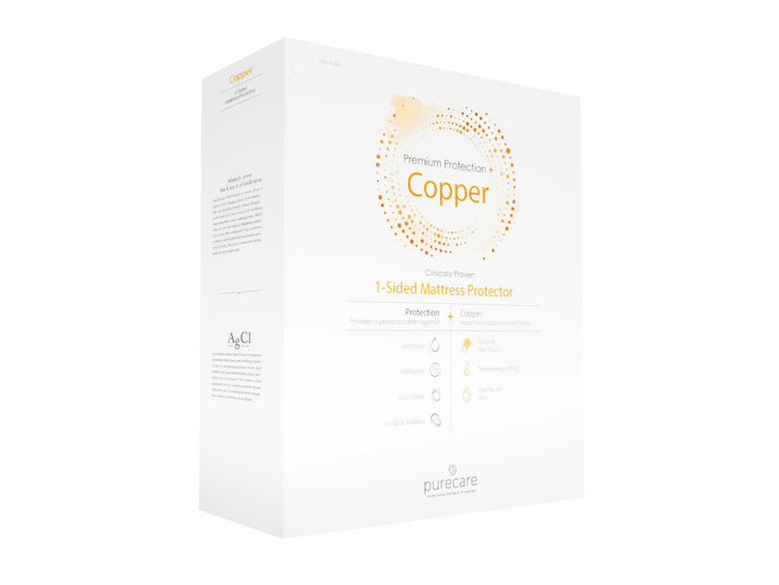 Copper Fitted Mattress Protector Case Pack, Small Double (4')