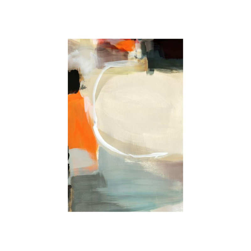 «Composant and Significance II» par Guseul Park - peinture sur toile tendue, H 45 po x l 30 po