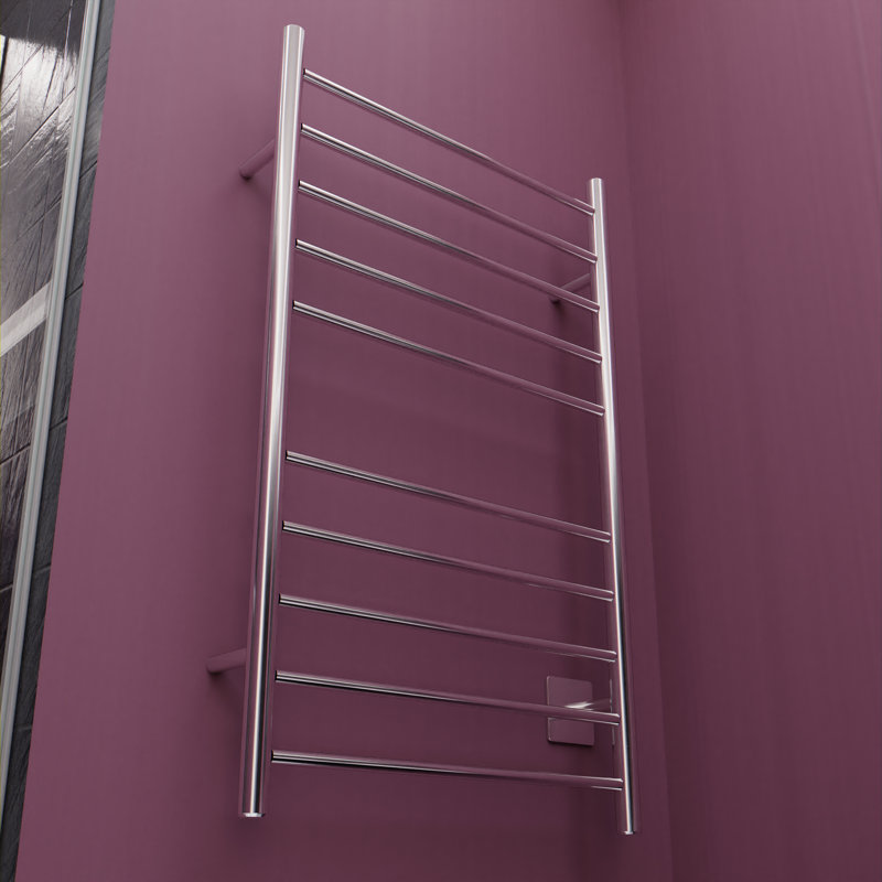 Chauffe-serviettes électrique Crete, Chrome poli