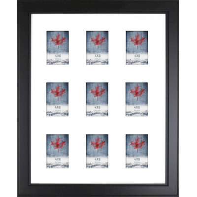 Loan Black Wood Beveled Picture Frame