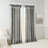 Madison Park Emilia Charcoal Twist Tab Curtain