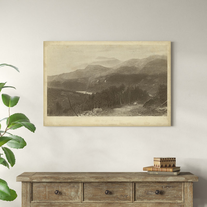 «The Smoky Mountains» par Robert Hinshelwood - peinture sur toile tendue, H 32 po x l 48 po x P 1,25 po