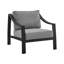 Chaise d'extérieur en aluminium
