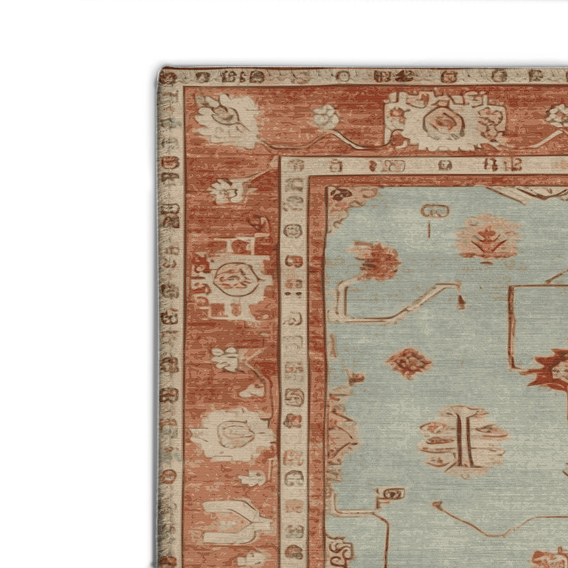 Overdyed Beige Indoor and Outdoor Area Rug, Rectangle 2' x 3'