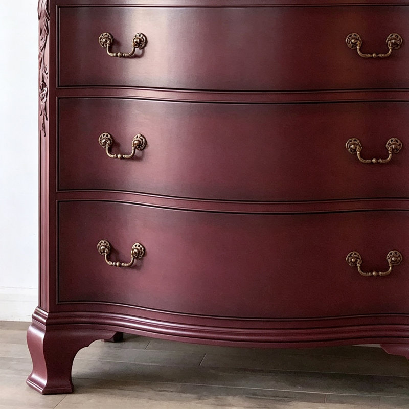 Commode décorative noire à tiroir de style américain