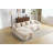 L-Shape Sectional Sofa with Curved Chaise-111842225