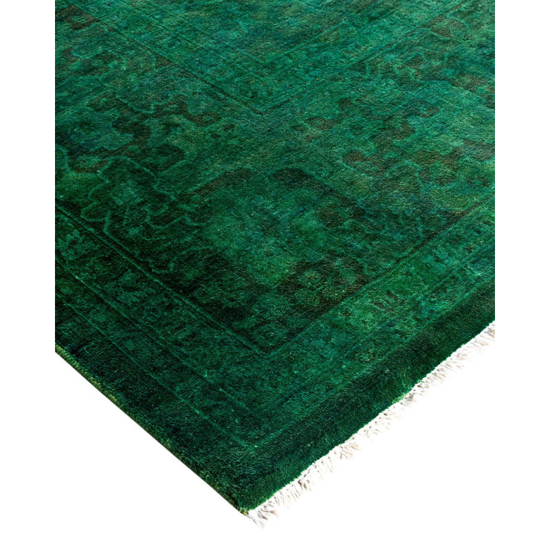 Overyed One-of-a-Kind Rectangle 6'1" X 9'3" Hand Knotted Area Rug