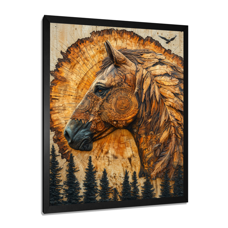 Gillie - Animals Wall Art, Reproduction encadrée d'une seule photo, Noir, noir, noir, noir, H 20 po x l 12 po