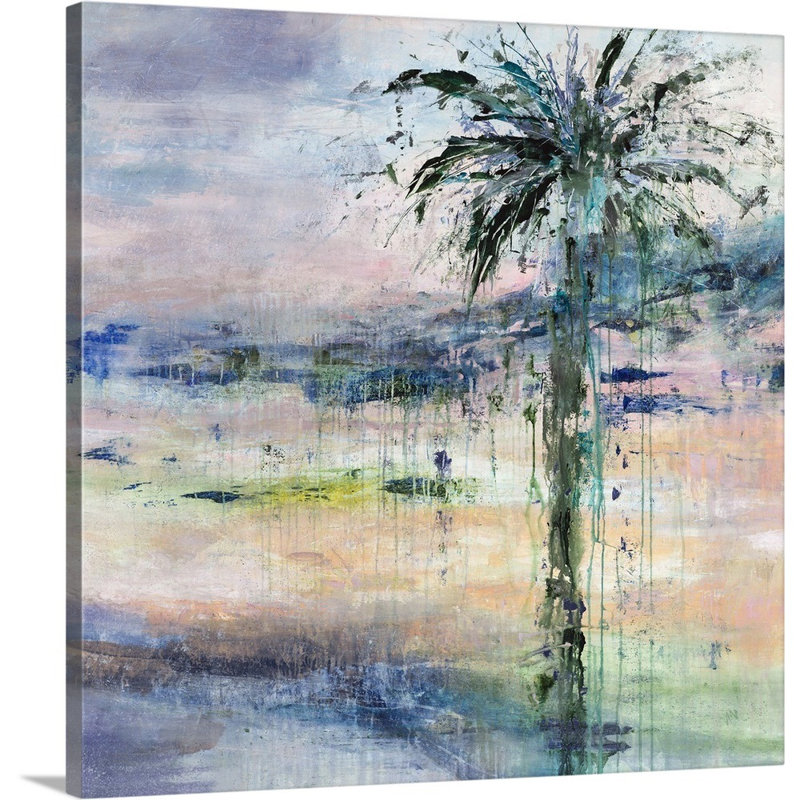 « one day from vacances », peinture sur toile, Toile tendue, H 30 po x l 30 po x p 1,25 po