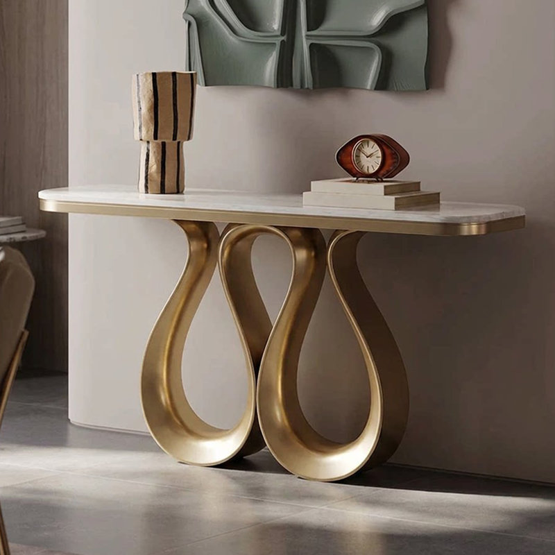 Console Italian Luxury, H 33,5 po x l 54,3 po x P 13,8 po
