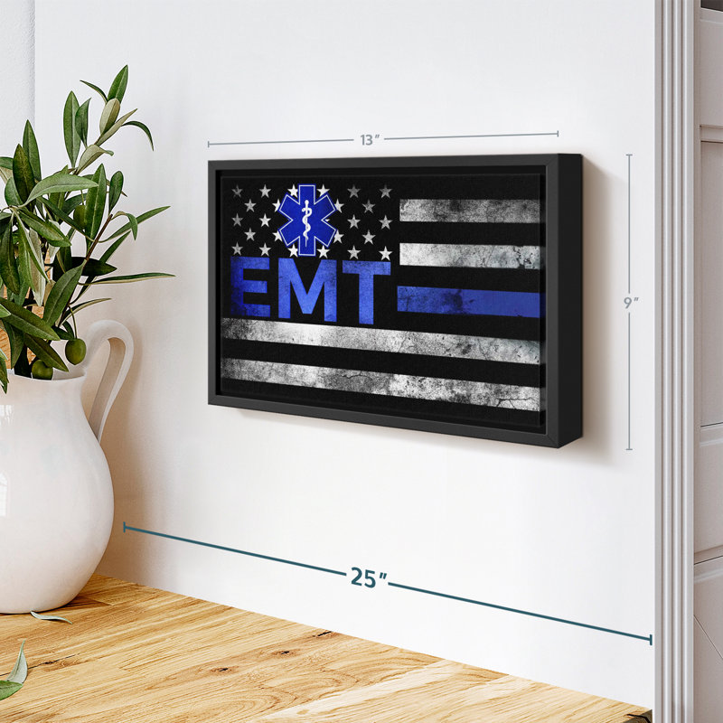 " EMT Flag ", 9" H x 13" W