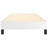Box Spring Bed Frame White Twin XL Faux Leather -432675855-432675854