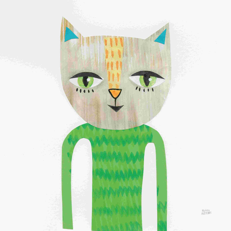 Cool Cats III, H 30 po x l 30 po