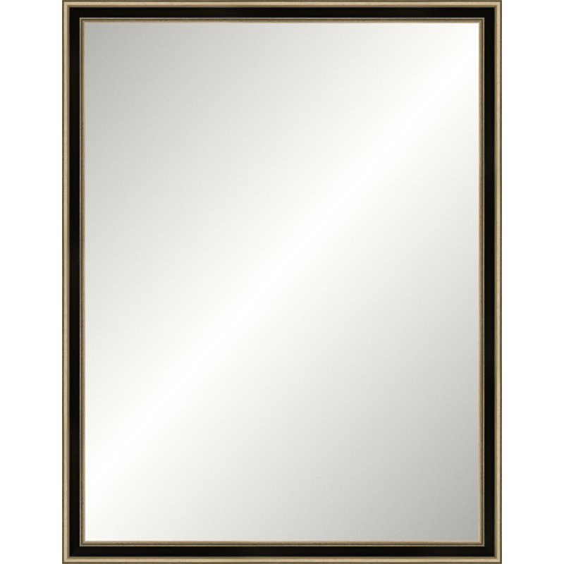 Antique Silver Old World Mirror, Medium rectangle