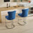 Jermon Upholstered Counter Stool with Metal Frame-1485538939