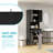 Freestanding Tall Bathroom Storage Cabinet With Drawer, 2 Cabinets, 4 Soft-close Doors, And Open Storage Organizer-1834581342