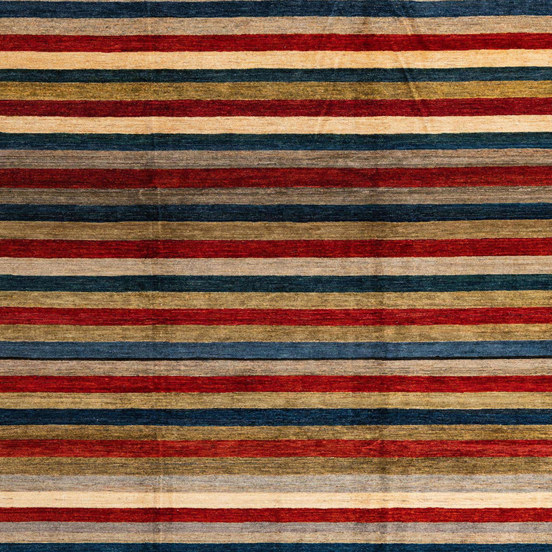 Tapis abstrait moderne 3316, Carré 8 pi