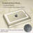 Rectangle LED Medicine Cabinet with Light, Sockets & USBs,Tempered Glass-1406443498
