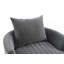 Chaise ronde touffetée et pivotante-2049679720