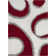 Tapis de zone blanc/rouge Milstead