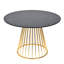 Carpenter Pedestal Marble Dining Table With Birdcage Style Legs-38039163-90493229-125497726