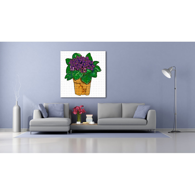 " Frosty Bouquet I ", 48" H x 48" W x 1.5" D