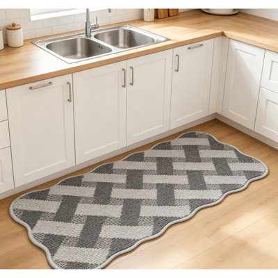 Tapis tissés et absorbants lavables et lavables pour cuisine