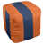 Orange / bleu marine
