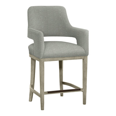 Josie Upholstered Counter Stool with Solid Wood Frame