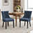 Berenis Tufted Linen Upholstered Elegant Dinning Chair-551275074-582809233