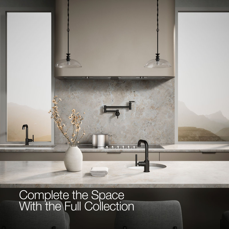 Purist® Bar Faucet with Accessories, Matte Black
