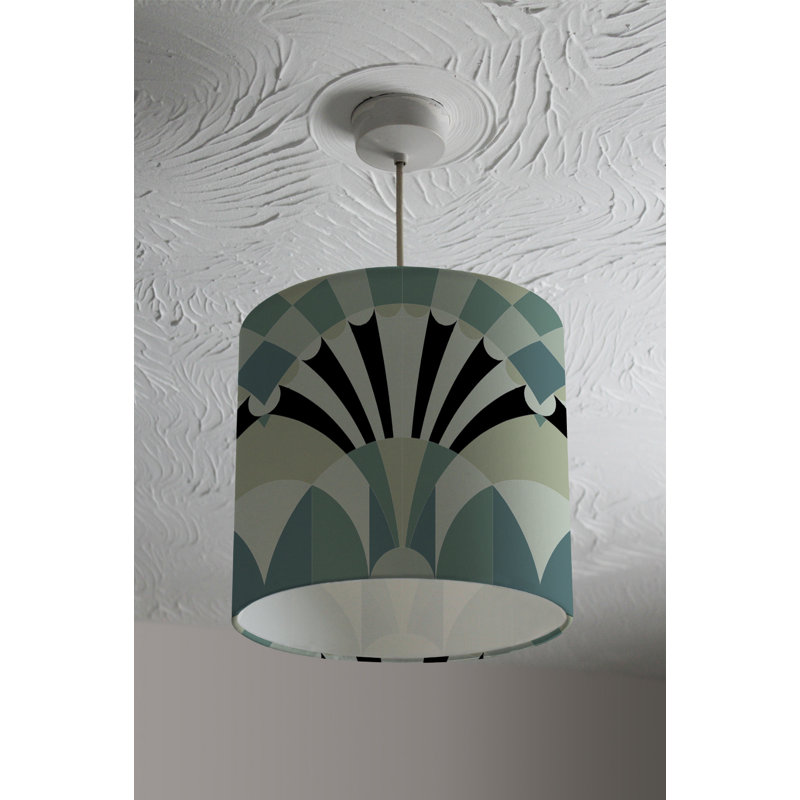 Cotton Drum Lamp Shade ( Uno ), 22cm H x 25cm W x 25cm D