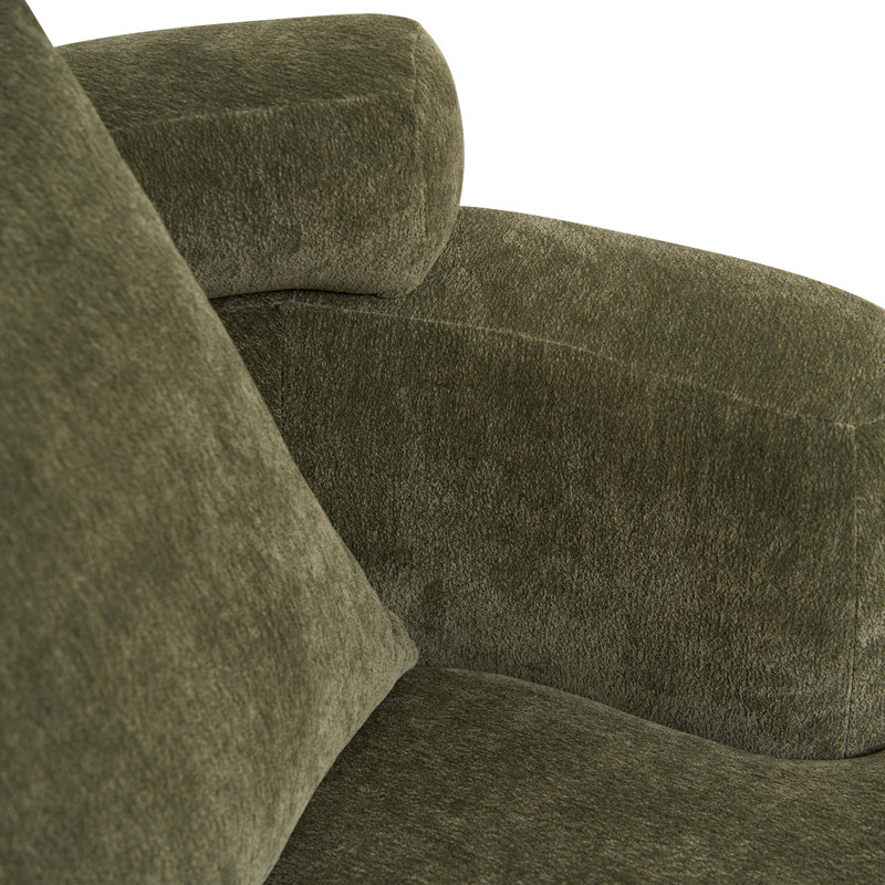 Fauteuil d'appoint en chenille Serenelle Comfy Cloud
