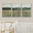 Rural Landscape " Pastoral Fields Rustic Wildflower Countryside Floral Landscape Illustration Rustic Artwork Ultra " 3 - Pieces-98697222-98697223